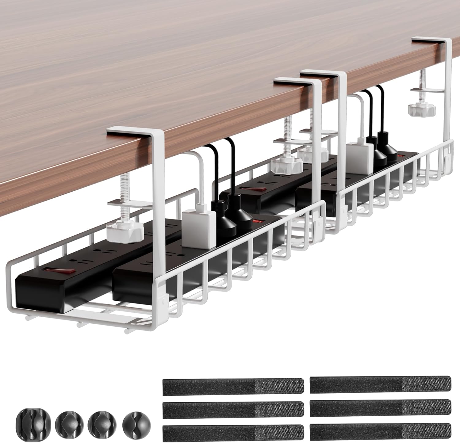 Xpatee under desk cable management tray